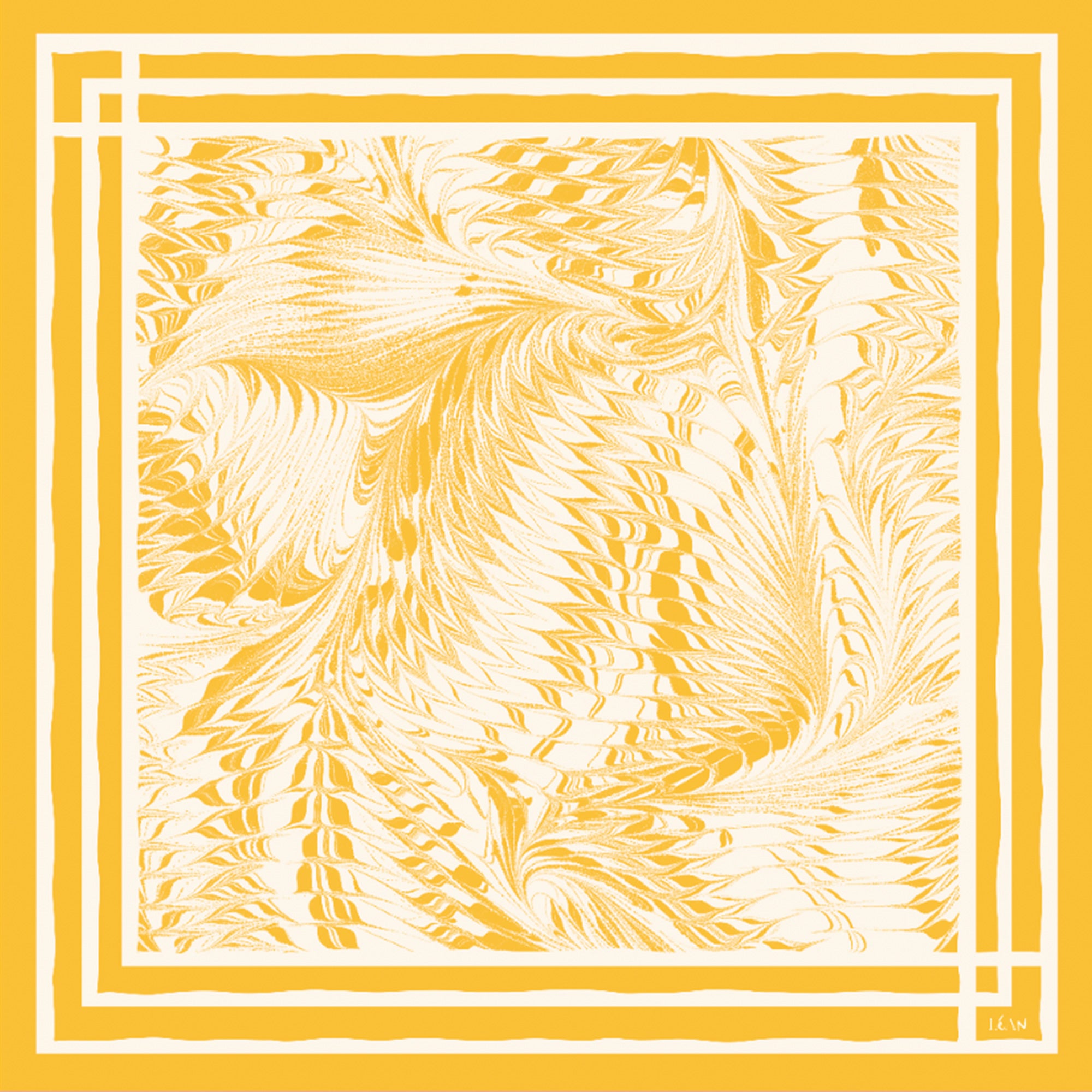 Bosphorus Waves Şal/Pareo - Sarı