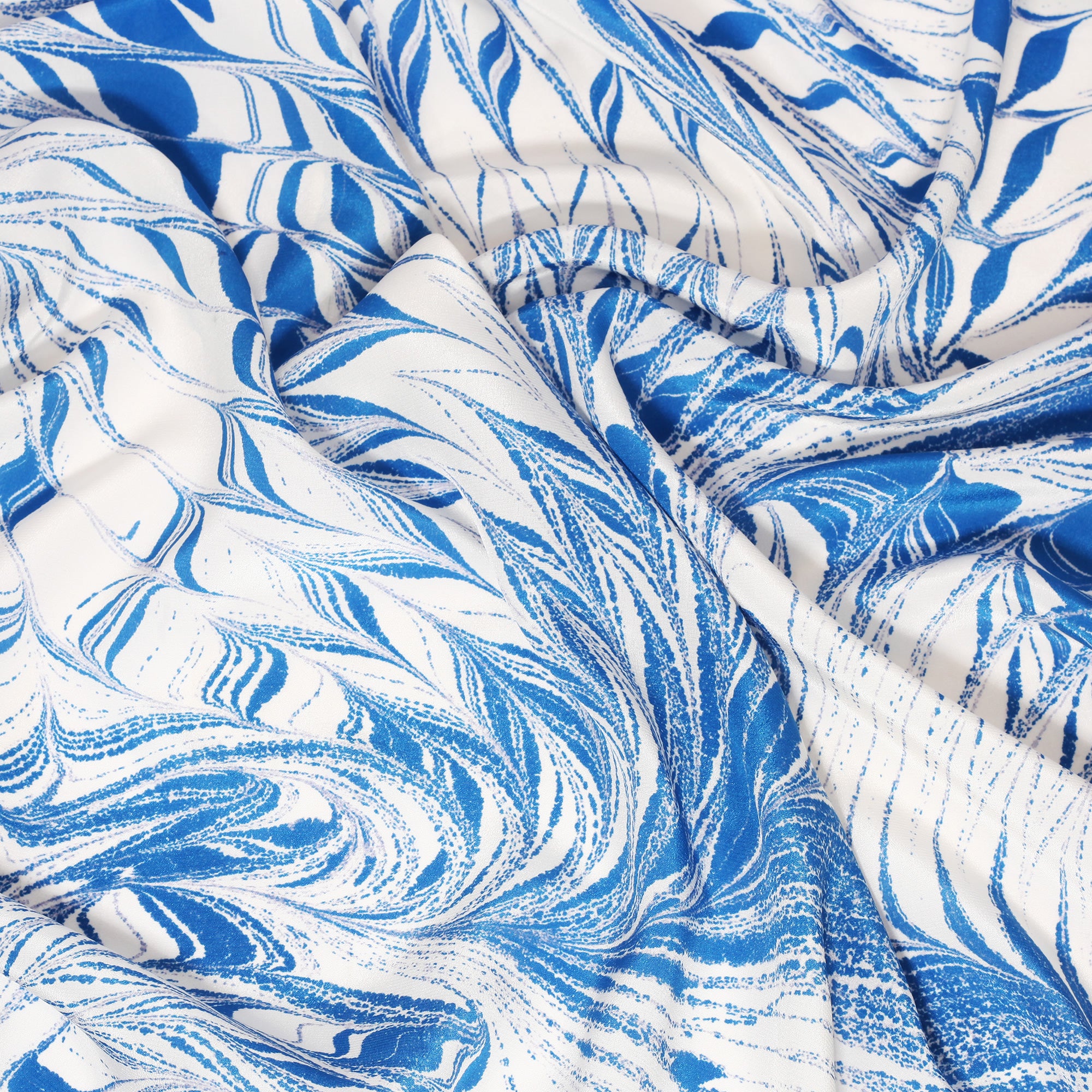 Bosphorus Waves İpek Fular-Mavi