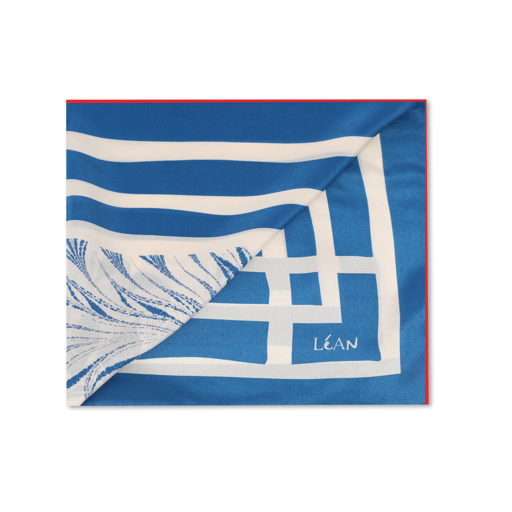 Bosphorus Waves İpek Fular-Mavi